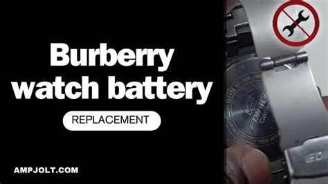 burberry watch battery number|Burberry watch battery replacement.